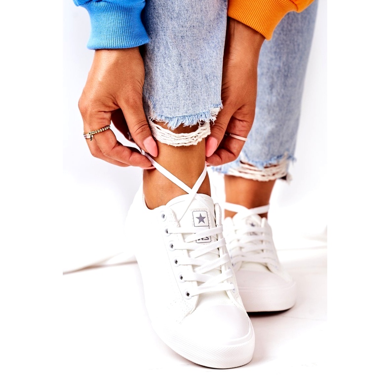 News Dámské tenisky bílé 21SP02-1200 bílý 3