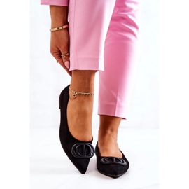 PS1 Semišové Baleríny V černém Neriso Spitz černá 2 PS1 Semišové Baleríny V černém Neriso Spitz černá 2