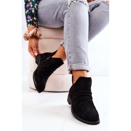 PS1 Prolamované mačkané boty Black Cynthia černý 1