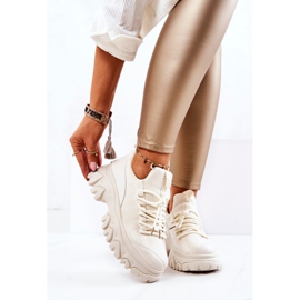 PS1 Dámská sportovní obuv Sneakers Světle béžová Miles béžový 1