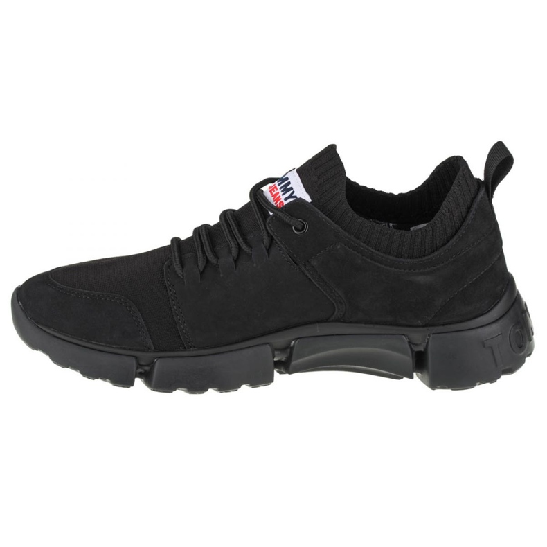 Boty Tommy Hilfiger Jeans Chunky Mono Sock Lea Trainers M EM0EM00679-BDS černý 1