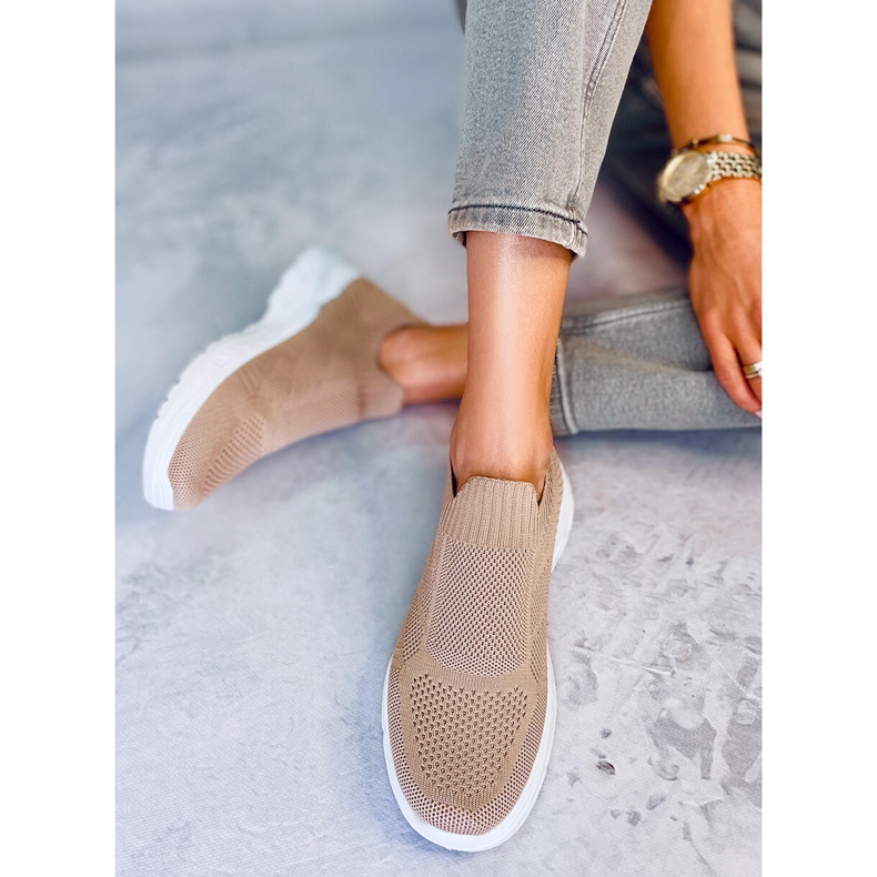 Vien Khaki ponožky ponožky béžový 1