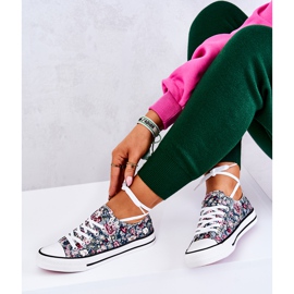 FS2 Nízké Tenisky Se Zelenými Květy Desiree zelená 1 FS2 Nízké Tenisky Se Zelenými Květy Desiree zelená 1