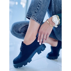 Boty na silné podrážce Apoll Black černá 2