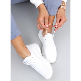 Sportovní boty Querro White ponožky bílý 5