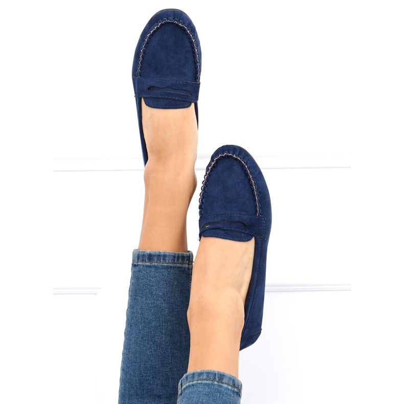 Dámské mokasíny Rello Blue námořnická modř 2
