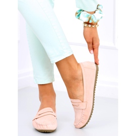 BM Dámské mokasíny Rello Pink růžový 1 BM Dámské mokasíny Rello Pink růžový 1