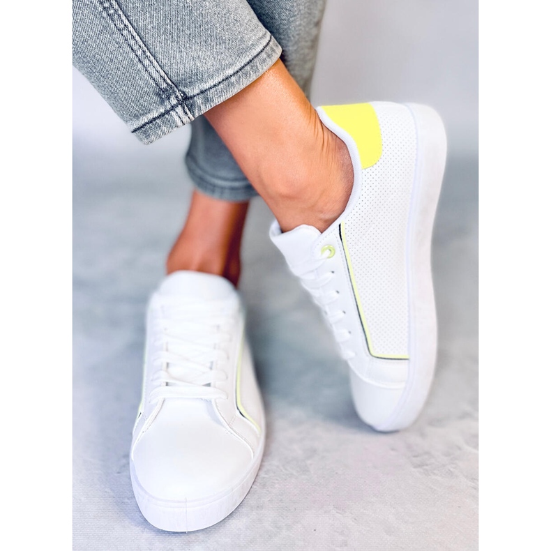 Dámské tenisky Volve BÍLÉ / ZELENÉ bílý 1