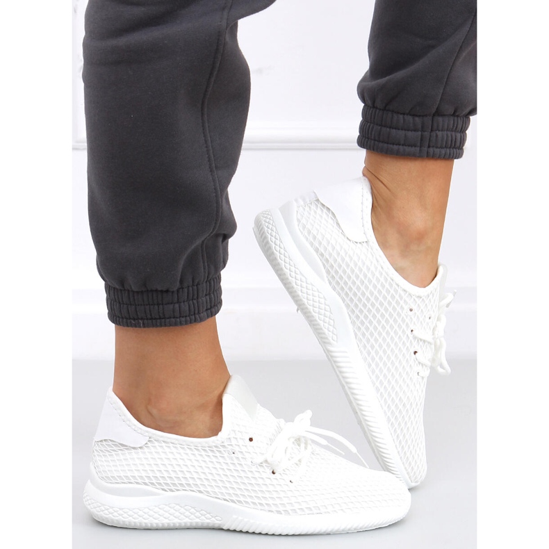 Sportovní boty Utto White ponožky bílý 1