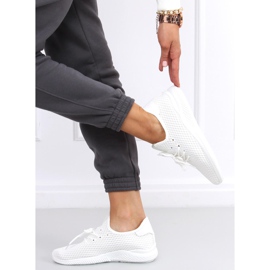 Sportovní boty Utto White ponožky bílý 2 Sportovní boty Utto White ponožky bílý 2