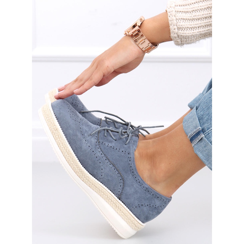 Dámské espadrilky Apia Blue modrý 2
