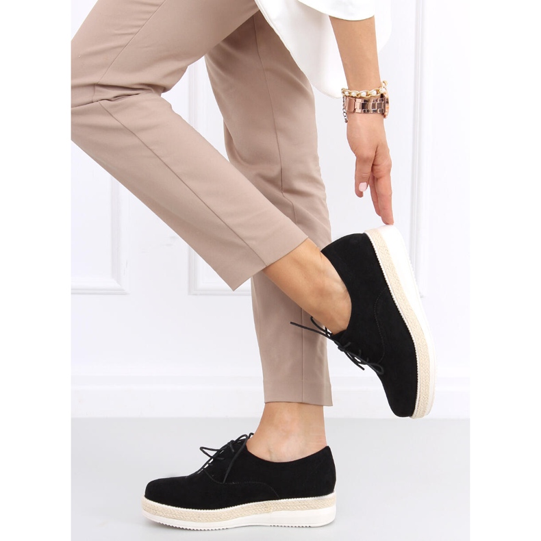 Dámské boty espadrilky Apia Black černý 2