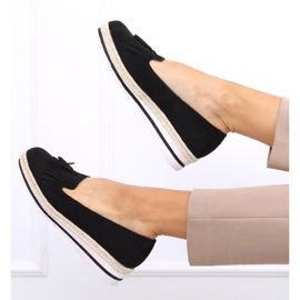 Dámské mokasíny, espadrilky Hilma Black černý 1