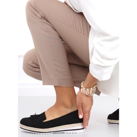 Dámské mokasíny, espadrilky Hilma Black černá 2