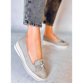 Dámské mokasíny a espadrilky Hilma Grey šedá 2