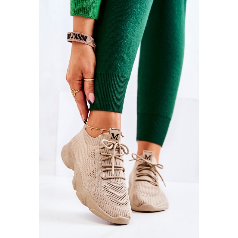 PS1 Sportovní obuv Tenisky Tkanina Tmavě béžová Nolene béžový 2