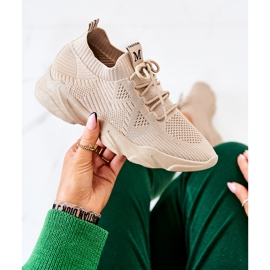 PS1 Sportovní obuv Tenisky Tkanina Tmavě béžová Nolene béžový 1