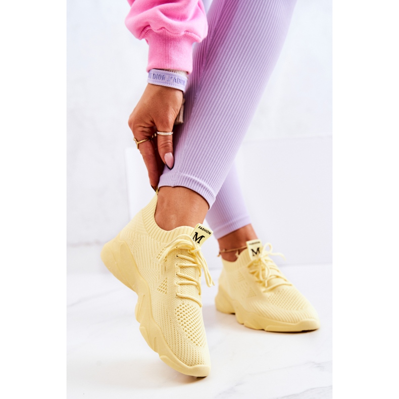 PS1 Sportovní obuv Materiál Tenisky Žlutá Nolene 2