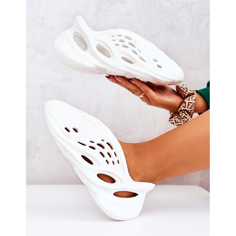 PS1 Lehké sportovní bílé pěnové boty na vlně bílý 1 PS1 Lehké sportovní bílé pěnové boty na vlně bílý 1