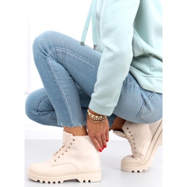 Bibi Béžové kotníkové trekové tenisky béžový 2