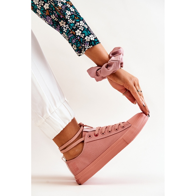 Nízké tenisky Big Star JJ274005 Tmavě růžové růžový 1