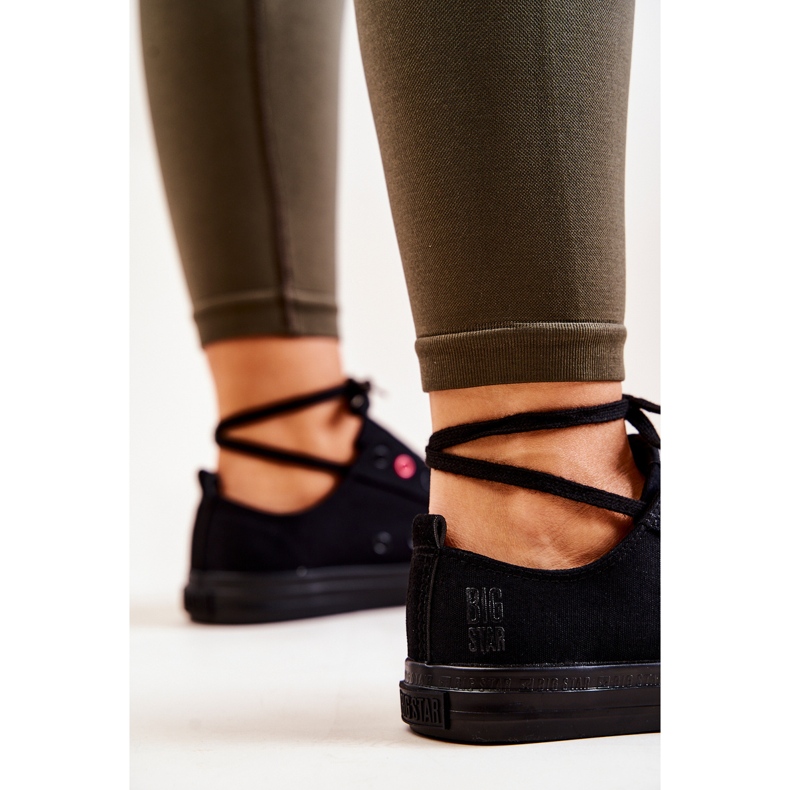 Černé nízké tenisky Big Star JJ274003 černá 1