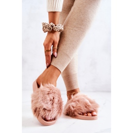 PM1 Pantofle S kožíškem, Guma Dirty Pink Allyson růžový 1 PM1 Pantofle S kožíškem, Guma Dirty Pink Allyson růžový 1