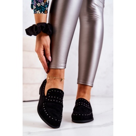 PL5 Semišové Mokasíny S Tryskami La.Fi Černá Maliyah 2