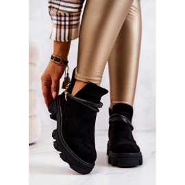 PS1 Semišové Pracovní Boty S pruhy černá Moria 1