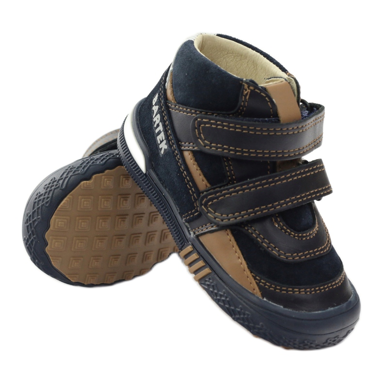 Profylaktické boty Bartek 91756 nové námořnická modrá hnědý bílý 3