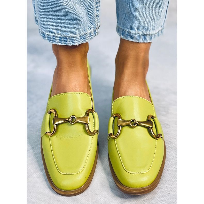 Dámské mokasíny Jonna Green zelená 1