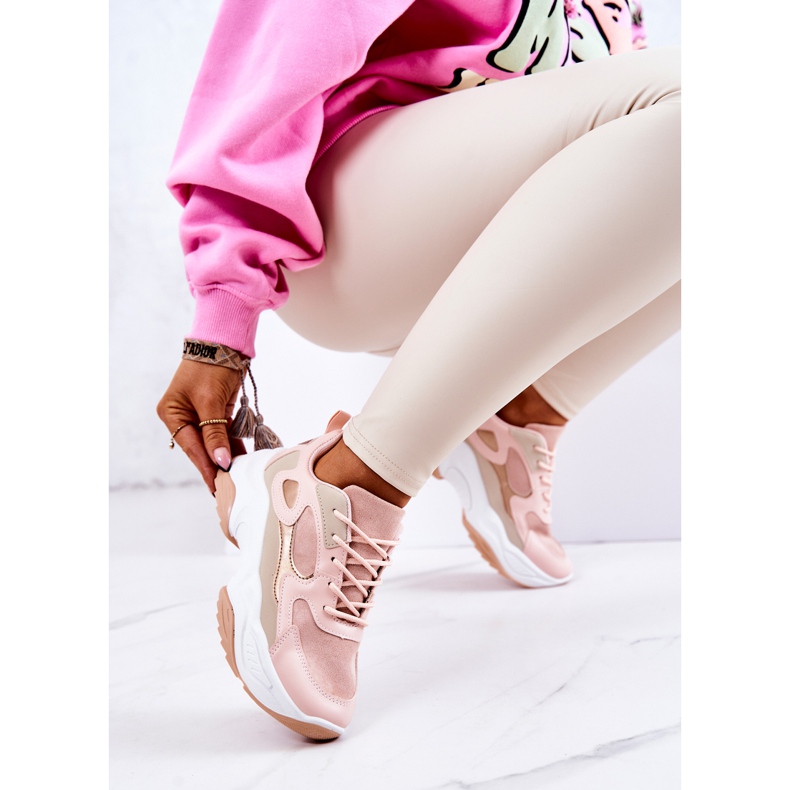 PS1 Sportovní boty Sneakers Pink Retroque růžový 2 PS1 Sportovní boty Sneakers Pink Retroque růžový 2