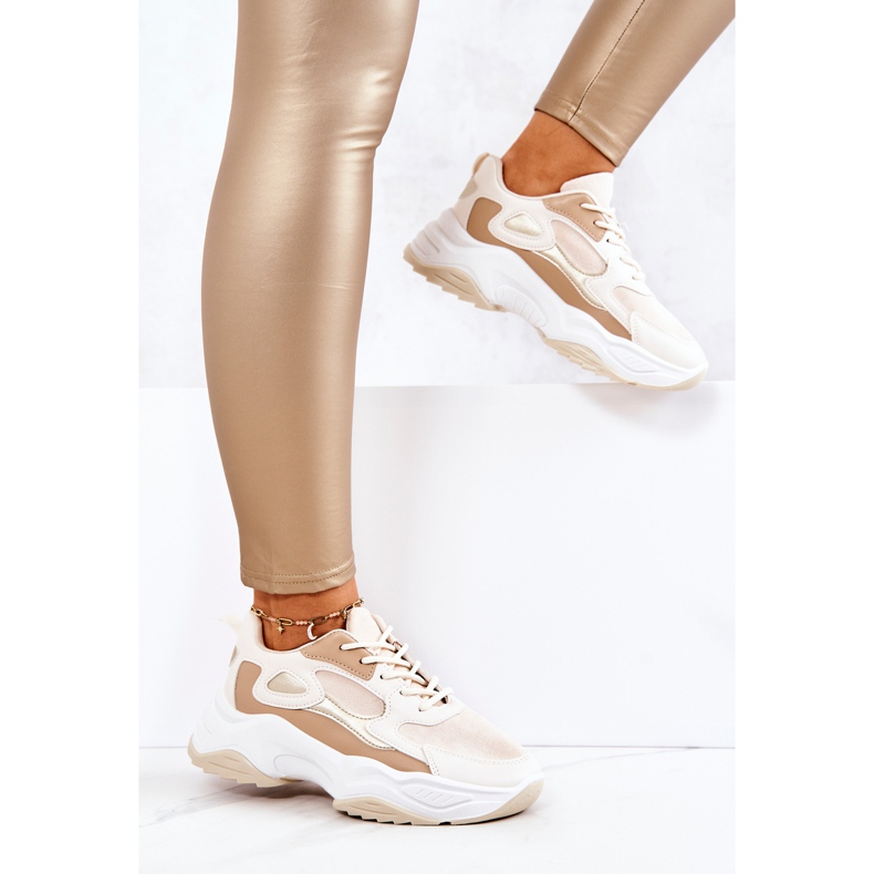PS1 Sportovní obuv Tenisky Béžová Retroque béžový 1