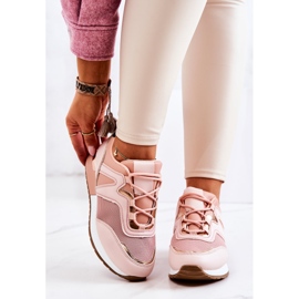 FS2 Sportovní Boty Na Růžové Platformě Ginevra růžový 2