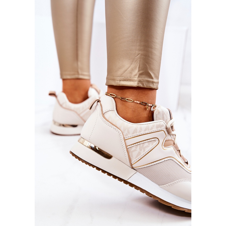 FS2 Sportovní Boty Na Béžové Platformě Ginevra béžový 1