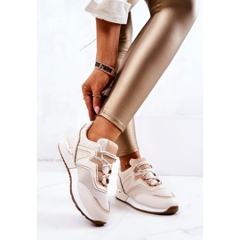 FS2 Sportovní Boty Na Béžové Platformě Ginevra béžový 2