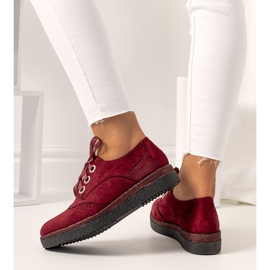 Maroon dámské boty Velay červené 1
