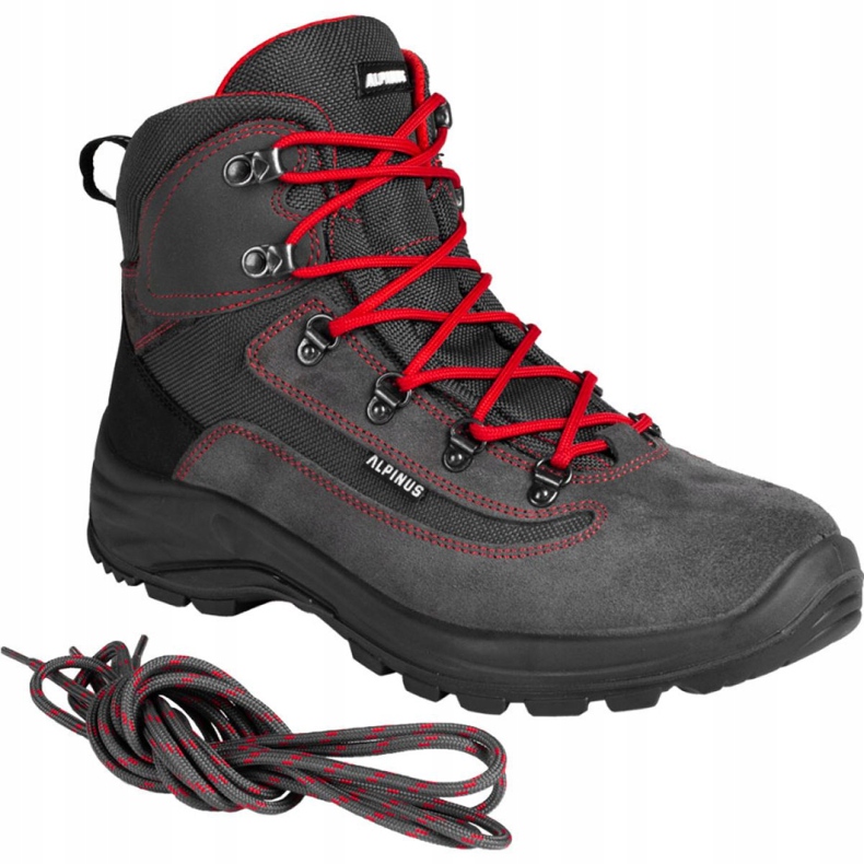 Trekové boty Alpinus Brahmatal High Active GR43321 červený šedá 1