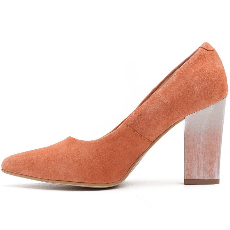Marco Shoes Lodičky 320P z přírodního semiše - meruňky pomerančový 2