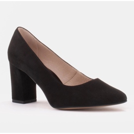 Marco Shoes Černé lodičky 1066P s podpatkem černý 1