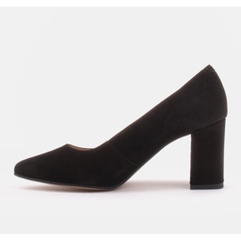 Marco Shoes Černé lodičky 1066P s podpatkem černý 2