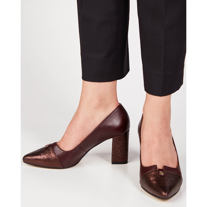 Marco Shoes Dámské lodičky Marco 1411P červený vícebarevný 1