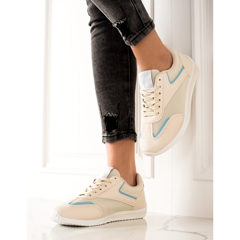 TRENDI Lehká sportovní obuv béžový 1