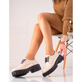 Béžové boty na platformě La.Fi béžový 1