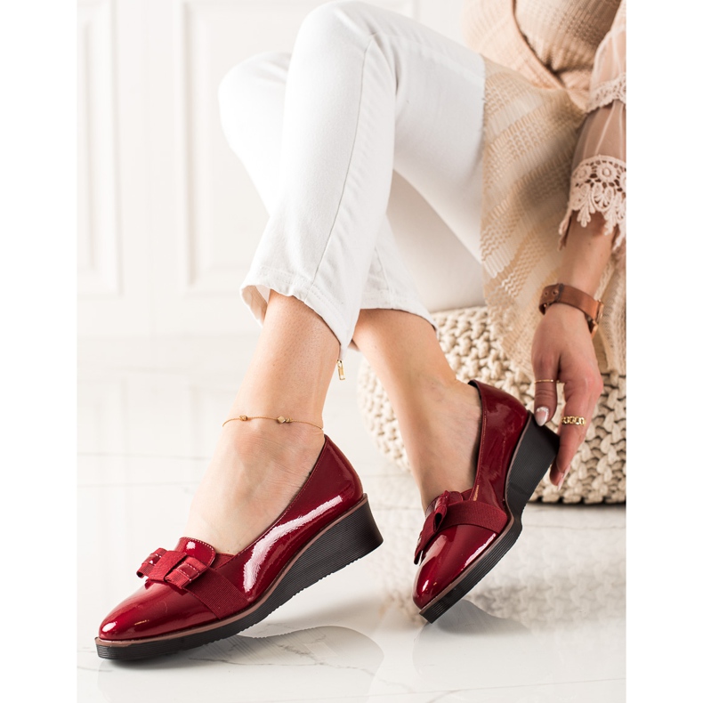 Lakované boty Vinceza červený vícebarevný 1