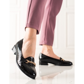 W. Potocki Elegantní boty s ozdobou Potocki černý 1