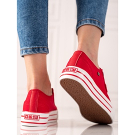 Dámské tenisky Big Star HH274053 červené 1