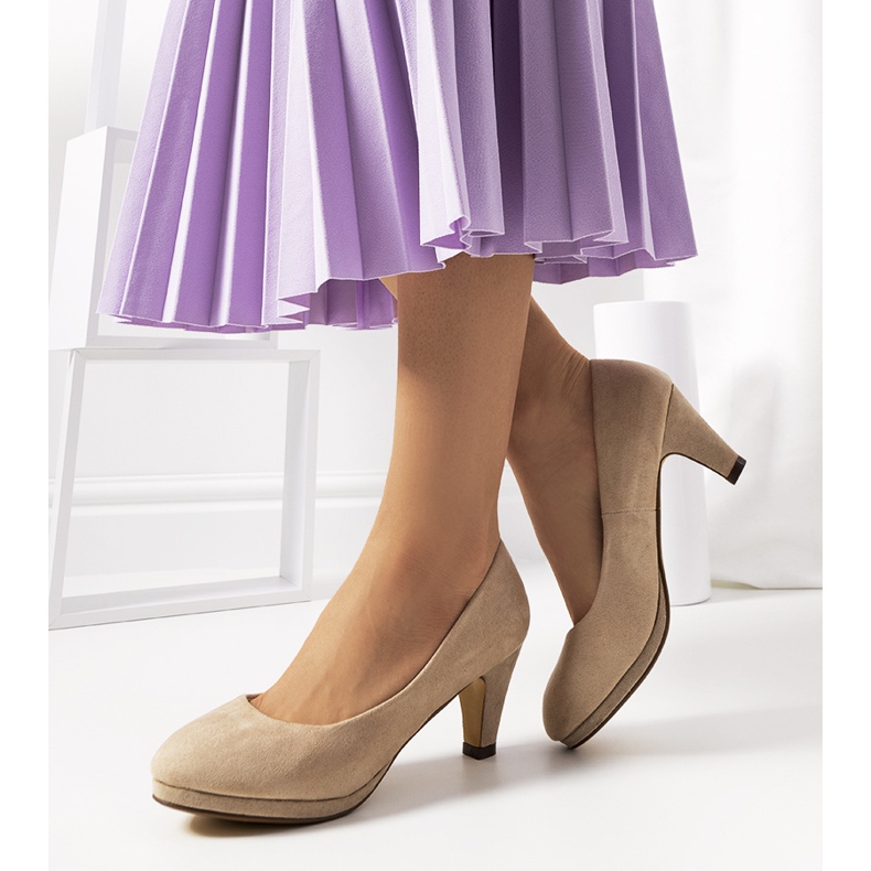 Dámské lodičky Alves béžové barvy béžový 1