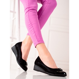 Lodičky s brokátem Vinceza černý 1