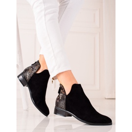 Černé kozačky střihu Vinceza hnědý černý 1